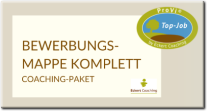 Bewerbungsmappe komplett - Coaching-Paket